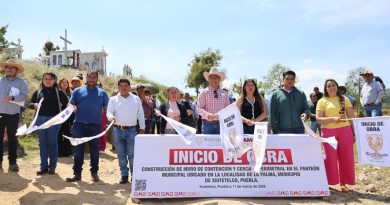 Inicia construcción de muro de contención y cercado perimetral en La Palma