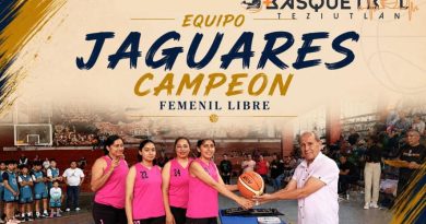 Talento de Xiutetelco conquista la cima: Jaguares se corona campeón en la Liga de Básquetbol de Teziutlán