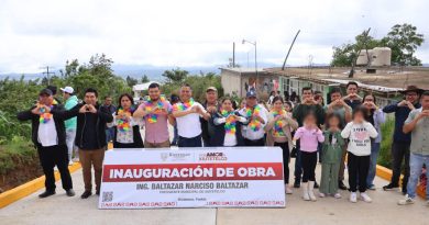 Baltazar Narciso inaugura pavimentación de la calle La Guadalupana en La Ventana