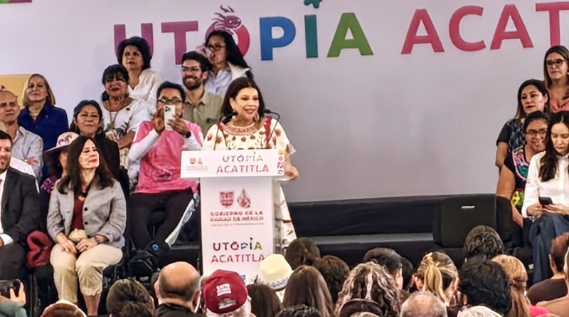 Clara Brugada reitera su respaldo a la Presidenta Claudia Sheinbaum y llama a defender la soberanía nacional