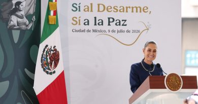 Alto a las armas, alto al fuego, la construcción de la paz comienza en las familias: Presidenta Claudia Sheinbaum hace llamado a sumarse al programa Sí al Desarme, Sí a la Paz