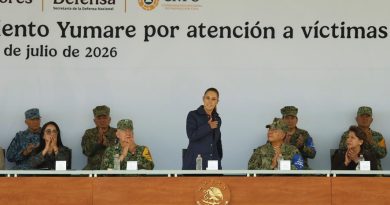 Esa es la esencia del pueblo de México, no dejar a nadie atrás: Presidenta Claudia Sheinbaum reconoce al agrupamiento «Yumare» que brindó apoyo a Venezuela por terremotos