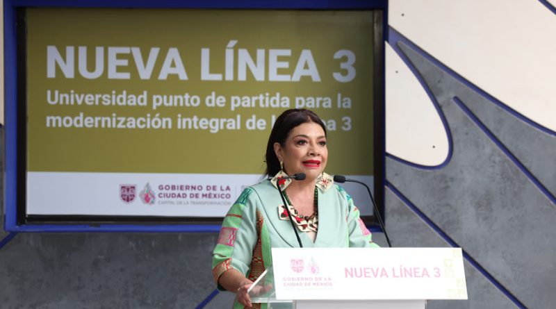 Anuncia Clara Brugada proyecto para la transformación de la L3 del Metro con un presupuesto de más de 40 mil MDP; no habrá cierre de estaciones este año, aseguró