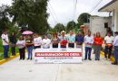 El Ayuntamiento de Xiutetelco entrega pavimentación de la calle Carmen Serdán en San Francisco