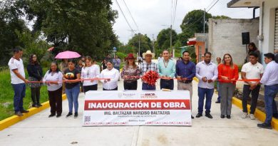 El Ayuntamiento de Xiutetelco entrega pavimentación de la calle Carmen Serdán en San Francisco