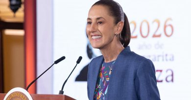 Presidenta Claudia Sheinbaum destaca récord histórico de 51.1 millones de viajeros internacionales en primer semestre del 2026; es 7.7% más que en 2025