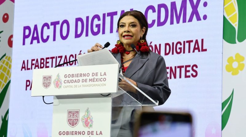 Llama Clara Brugada a un pacto digital que proteja a infancias y adolescencias; la Ciudad de México está lista para regular el uso de celulares en escuelas públicas