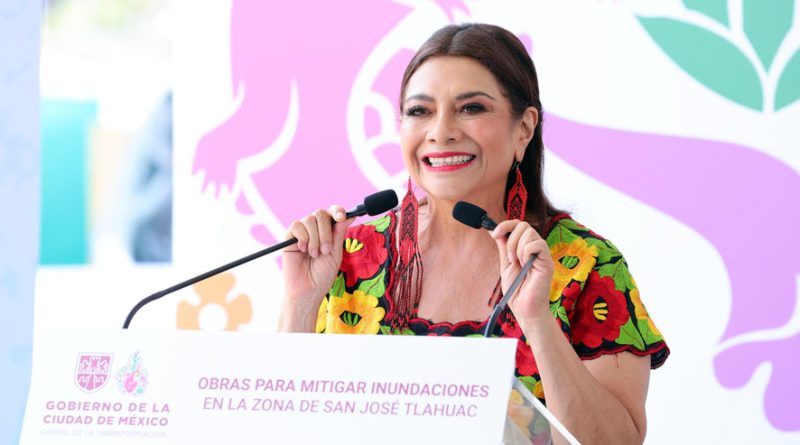 Supervisa Clara Brugada 9 obras hidráulicas para mitigar inundaciones en Tláhuac; se invirtieron más de 256 MDP para resolver rezagos históricos
