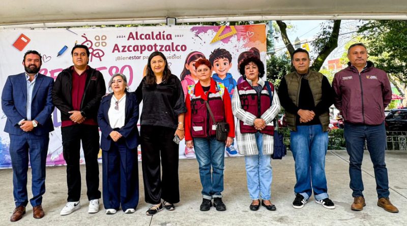Nancy Núñez lleva Jornadas de Regreso a clases a las 112 unidades territoriales de Azcapotzalco
