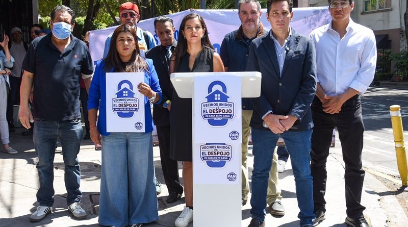 Lanzan panistas plan antidespojos para apoyar a víctimas y recuperen su patrimonio frente a vacíos legales