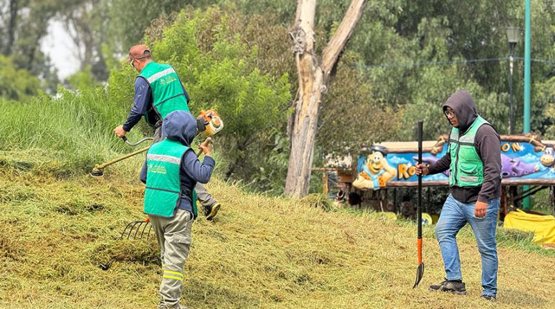 Hormigas Verdes refuerzan atención del Parque Tezozómoc en Azcapotzalco