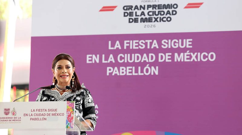 Fórmula 1 y Día de Muertos dejarán derrama económica superior a 35 millones de pesos: Clara Brugada
