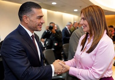 Dip. Maiella Gómez Maldonado acompaña a Omar García Harfuch en la revisión de resultados y estrategias para fortalecer la seguridad en México