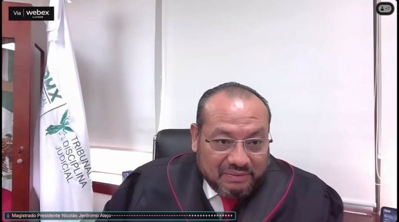 Tribunal de disciplina judicial determina returnar recurso de inconformidad para elaborar nuevo proyecto de resolución